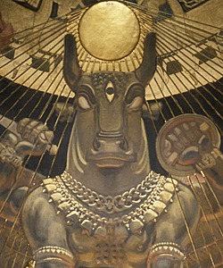 MOloch, el verdadero Dios de la Biblia a quien le siguen rindiendo culto en las altas esferas del Illuminati sacrificando niños y adultos en rituales satánicos.