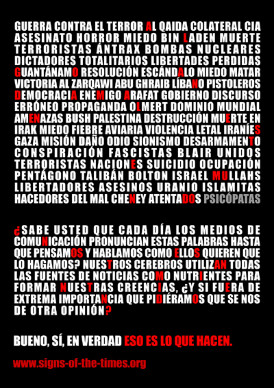 Poster collecionable antes de que se imponga el Nuevo Orden Mundial... Despu&eacute;s, tener algo como esto ser&aacute; considerado un crimen y castigado severamente. Haz click para ampliar.